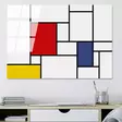 Glastavla Wallity Flerfärgad Glas 70x100 cm - Tavlor och ramar - 8683742114147 - 2