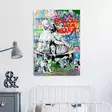 Glastavla Wallity Flerfärgad Glas 70x100 cm - Tavlor och ramar - 8684282137757 - 4