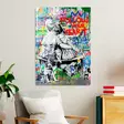 Glastavla Wallity Flerfärgad Glas 70x100 cm - Tavlor och ramar - 8684282137757 - 3
