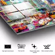 Glastavla Wallity Flerfärgad Glas 70x100 cm - Tavlor och ramar - 8684282137887 - 9