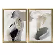 Inramad MDF-tavla Wallity Svart Grå Beige MDF 38x53 cm 2 Delar - Tavlor och ramar - 8683743824977 - 6
