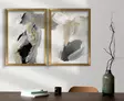 Inramad MDF-tavla Wallity Svart Grå Beige MDF 38x53 cm 2 Delar - Tavlor och ramar - 8683743824977 - 2