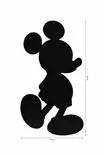 Dekorativ Ledbelysning Wallxpert Mickey Mouse Gul MDF 32x50 cm - Tavlor och ramar - 8682870904637 - 8