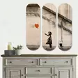 MDF-tavla Wallxpert Flerfärgad MDF 70x70 cm 3 Delar - Tavlor och ramar - 8683742895237 - 2
