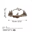 Väggdekor Metall Wallxpert Rusty Landscape 1 Antiquation Metall 38x70 cm - Dekorationer, prydnadsföremål - 8684282644897 - 7