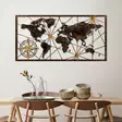 Väggdekor Metall Wallxpert World Map Large Flerfärgad Metall 120x60 cm - Dekorationer, prydnadsföremål - 8683743851577 - 4