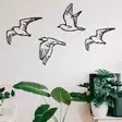 Väggdekor Metall Wallity Zevahir Svart Metall 100x24 cm - Dekorationer, prydnadsföremål - 8683342203197 - 4