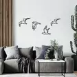 Väggdekor Metall Wallity Zevahir Svart Metall 100x24 cm - Dekorationer, prydnadsföremål - 8683342203197 - 5