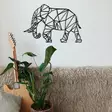 Väggdekor Metall Wallity Bacio Svart Metall 70x46 cm - Dekorationer, prydnadsföremål - 8682870865457 - 3