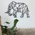 Väggdekor Metall Wallity Bacio Svart Metall 70x46 cm - Dekorationer, prydnadsföremål - 8682870865457 - 2