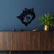 Väggdekor Metall Wallity Love Svart Metall 54x54 cm - Dekorationer, prydnadsföremål - 8684282474487 - 4