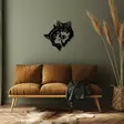 Väggdekor Metall Wallity Love Svart Metall 54x54 cm - Dekorationer, prydnadsföremål - 8684282474487 - 5