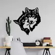Väggdekor Metall Wallity Love Svart Metall 54x54 cm - Dekorationer, prydnadsföremål - 8684282474487 - 3