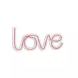 Dekorativ Led Väggbelysning Wallity Love Rosa Plast 37x19 cm - Ljussmycken och ljusfigurer - 8682870288997 - 7