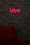 Dekorativ Led Väggbelysning Wallity Love Rosa Plast 37x19 cm - Ljussmycken och ljusfigurer - 8682870288997 - 5