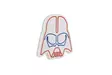 LED Väggdekor Wallity Darth Vader Röd Blå Plast 38x36 cm - Ljussmycken och ljusfigurer - 8683342475877 - 8
