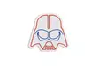 LED Väggdekor Wallity Darth Vader Röd Blå Plast 38x36 cm - Ljussmycken och ljusfigurer - 8683342475877 - 7