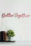 Dekorativ Led Väggbelysning Wallity Better Together Röd Plast 84x16 cm - Ljussmycken och ljusfigurer - 8682870287457 - 6
