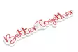 Dekorativ Led Väggbelysning Wallity Better Together Röd Plast 84x16 cm - Ljussmycken och ljusfigurer - 8682870287457 - 1