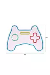 Väggdekor Plast Wallxpert Play Station Gaming Controller Blå Flerfärgad 40x29 cm - Tavlor och ramar - 8683743833597 - 8