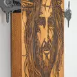 Väggdekor Trä Wallity Svart Valnöt Metall Trä 74x37 cm - Dekorationer, prydnadsföremål - 8683743680337 - 5