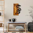 Väggdekor Trä Wallity Dragon Valnöt/Svart Trä 40x58x3 cm - Dekorationer, prydnadsföremål - 8684282397397 - 5
