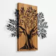 Väggdekor Trä Wallity Monumental Tree Valnöt/Svart Trä/Metall 58x65 cm - Dekorationer, prydnadsföremål - 8683342993197 - 6