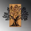 Väggdekor Trä Wallity Monumental Tree Valnöt/Svart Trä/Metall 58x65 cm - Dekorationer, prydnadsföremål - 8683342993197 - 5
