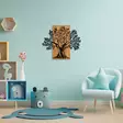 Väggdekor Trä Wallity Monumental Tree Valnöt/Svart Trä/Metall 58x65 cm - Dekorationer, prydnadsföremål - 8683342993197 - 4