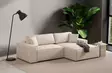Hörnbäddsoffa Atelier del Sofa P?rlo Ecru Polyester 260x170x78 cm - Soffor - 8684282469797 - 3