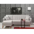 Hörnbäddsoffa Atelier del Sofa Aqua Cream Linne 225x150x85 cm - Soffor - 8681875324037 - 3