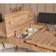 Matbord Hanah Home Vina 1053 Antracit Furu Spånskiva 130x77x80 cm - Matbord - 8681875790917 - 4