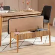 Matbord Hanah Home Vina 1053 Antracit Furu Spånskiva 130x77x80 cm - Matbord - 8681875790917 - 3