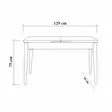 Matbord Hanah Home Vina 0701 Antracit Furu Spånskiva 129x75x80 cm - Matbord - 8683742500087 - 13