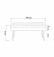 Matbord Hanah Home Vina 0701 Antracit Furu Spånskiva 129x75x80 cm - Matbord - 8683742500087 - 15