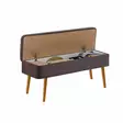 Matbord Hanah Home Vina 0701 Antracit Furu Spånskiva 129x75x80 cm - Matbord - 8683742500087 - 10