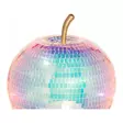 Lasiomena LED-valoilla 17 cm peilimosaiikki Finnlumor - Kimmeltävä lasinen koristeomena ajastimella (paristokäyttöinen) - Ljussmycken och ljusfigurer - 6410416517537 - 6