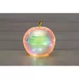 Lasiomena LED-valoilla 17 cm peilimosaiikki Finnlumor - Kimmeltävä lasinen koristeomena ajastimella (paristokäyttöinen) - Ljussmycken och ljusfigurer - 6410416517537 - 1