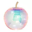 Lasiomena LED-valoilla 17 cm peilimosaiikki Finnlumor - Kimmeltävä lasinen koristeomena ajastimella (paristokäyttöinen) - Ljussmycken och ljusfigurer - 6410416517537 - 5