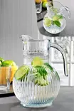 Glasflaska Hermia Transparent Glas 1900 ml - Serveringsfat - 8684283765737 - 1
