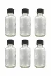 Glasflaskset Hermia Transparent Svart Glas 6 Delar - Serveringsfat - 8684283873647 - 6