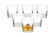 Glas-set (6 st), transparent, 8,4 x 8,4 x 8,7 cm, tålig, stilren - Dricksglas - 8683743014477 - 5
