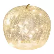 LED-omena 15 cm kirkas Finnlumor - Koristeellinen lasiomena 20 lämpimällä LED-valolla ja ajastimella - Ljussmycken och ljusfigurer - 6410416482767 - 9