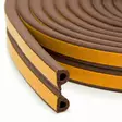 Fönstertätning 24m P-profil brun Mag-Pro - EPDM-gummi, självhäftande - Fönster- och dörrtätningar - 6418536038277 - 1