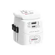Reseadapter 3-polig jordad med integrerad snabbladdare 45 watt PD USB-laddare (1 x USB C & 1 x USB) - Reseadaptrar - 7640166329107 - 11