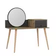 Sminkbord Hanah Home Angel Antracit Spånskiva 120x96x60 cm - Toalettbord - 8683743315987 - 12