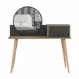 Sminkbord Hanah Home Angel Antracit Spånskiva 120x96x60 cm - Toalettbord - 8683743315987 - 10