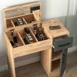 Sminkbord Hanah Home Inci Furu Antracit Spånskiva 77x108,8x37,3 cm - Toalettbord - 8684282529187 - 4