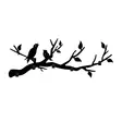 Vägghängare Metall Wallity Escaped Birds Svart Metall 67x27 cm - Klädhängare - 8684282463337 - 1