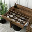 Sminkbord Hanah Home Lizbon 553 Valnöt Spånskiva 124x84,7x40 cm - Toalettbord - 8683743327607 - 6